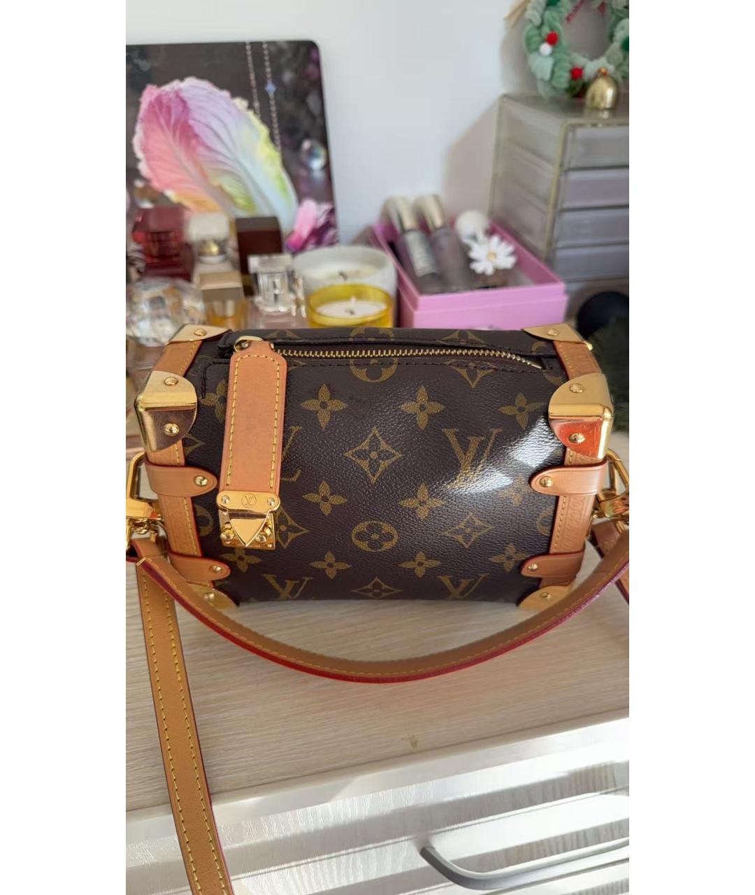 LOUIS VUITTON Коричневая сумка через плечо, фото 6