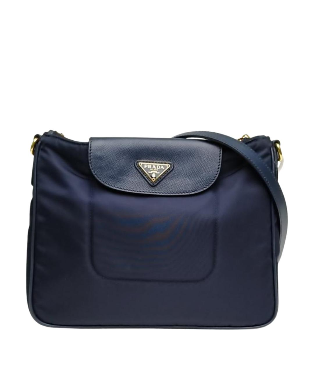 PRADA Синяя сумка через плечо, фото 1