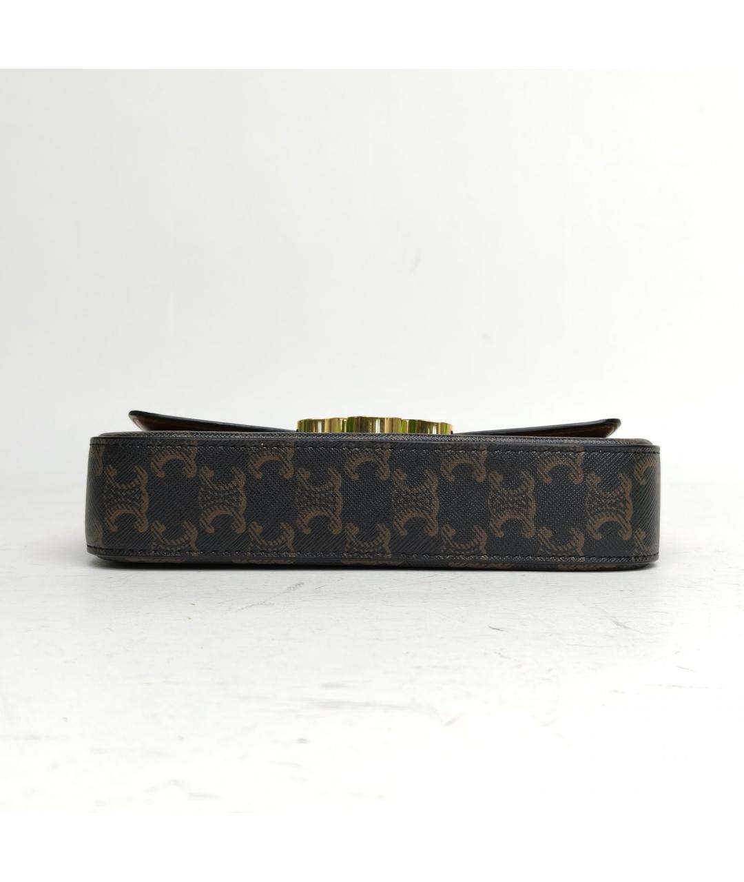 CELINE Коричневая сумка через плечо, фото 6