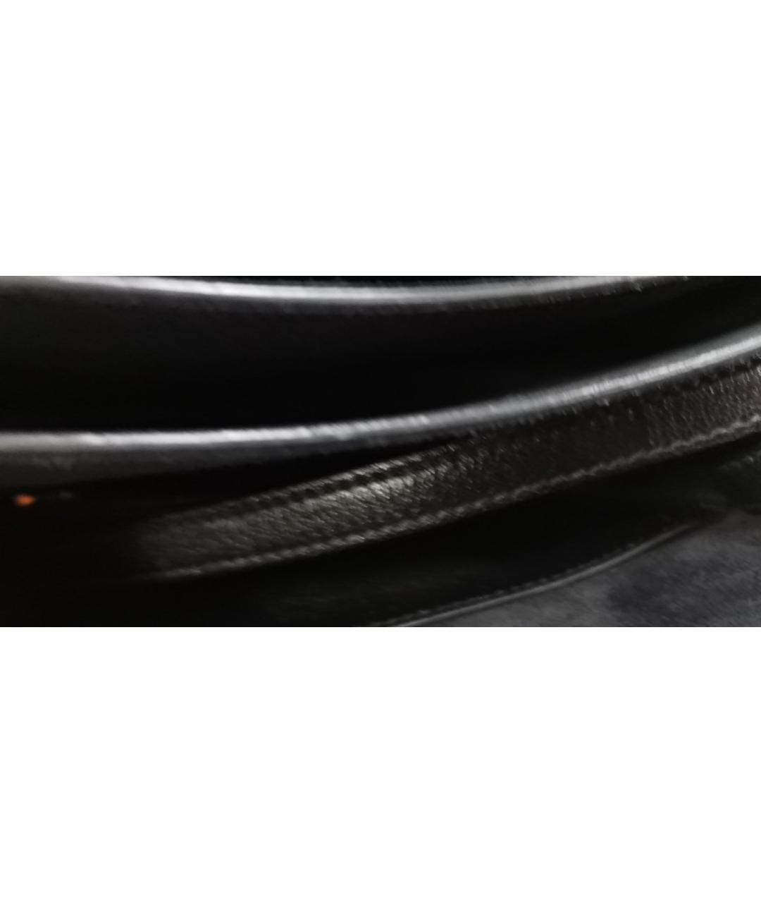 MIU MIU Черная кожаная сумка через плечо, фото 8