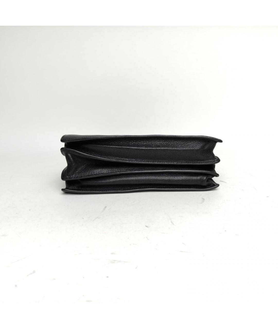 MIU MIU Черная кожаная сумка через плечо, фото 6