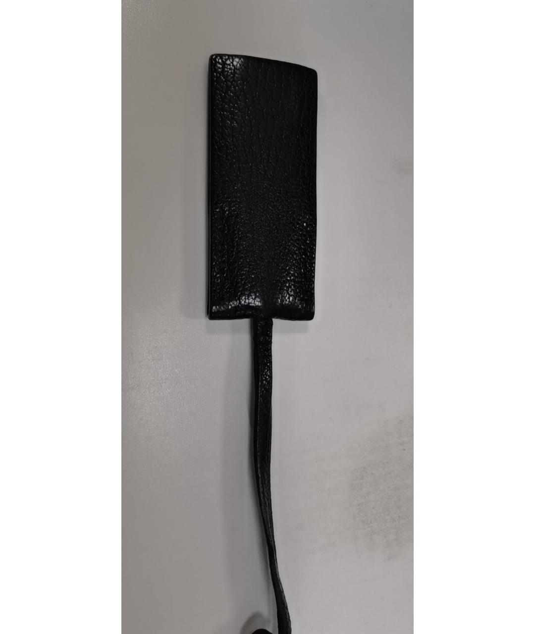 MIU MIU Черная кожаная сумка через плечо, фото 9