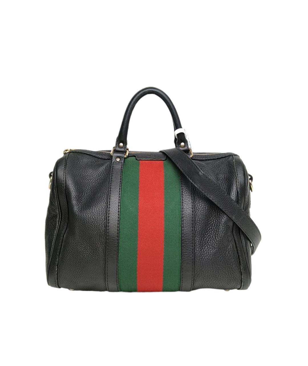 GUCCI Черная кожаная сумка через плечо, фото 9