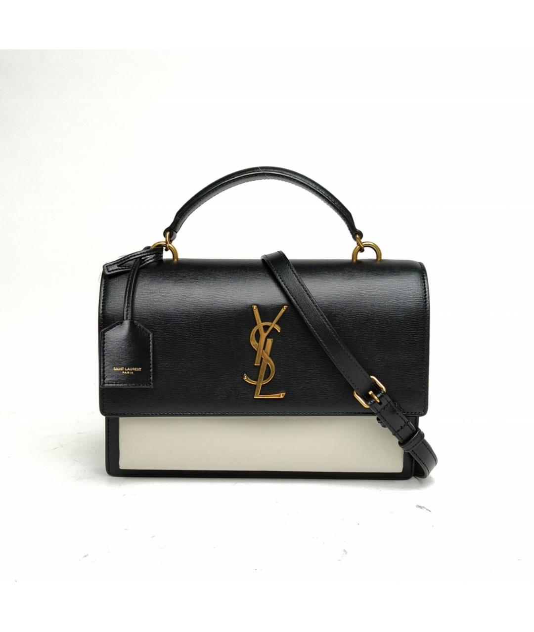 SAINT LAURENT Кожаная сумка через плечо, фото 2