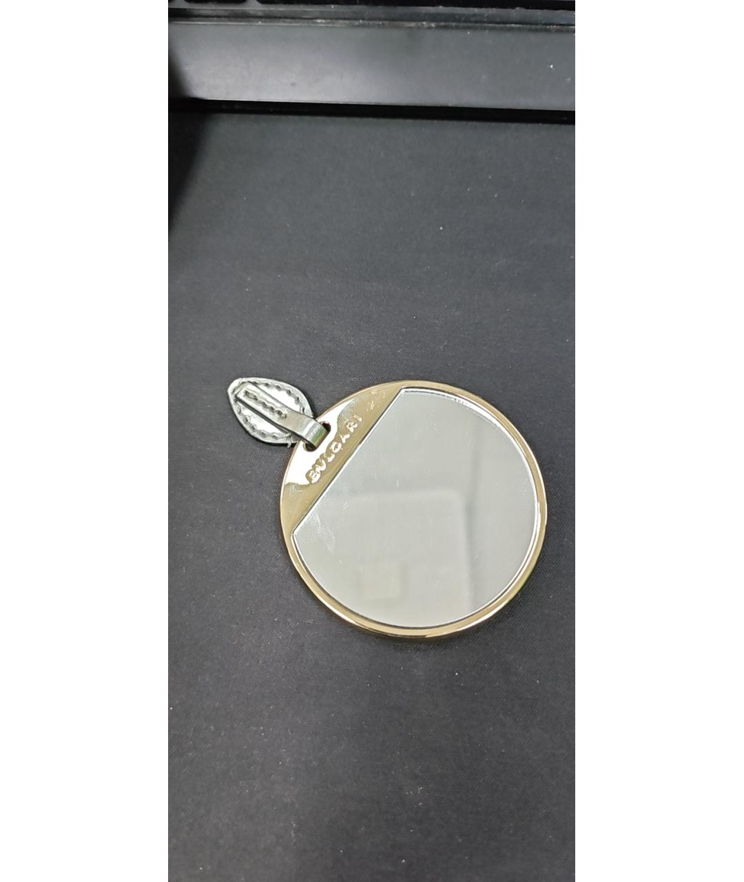 BVLGARI Серебряная кожаная сумка через плечо, фото 7