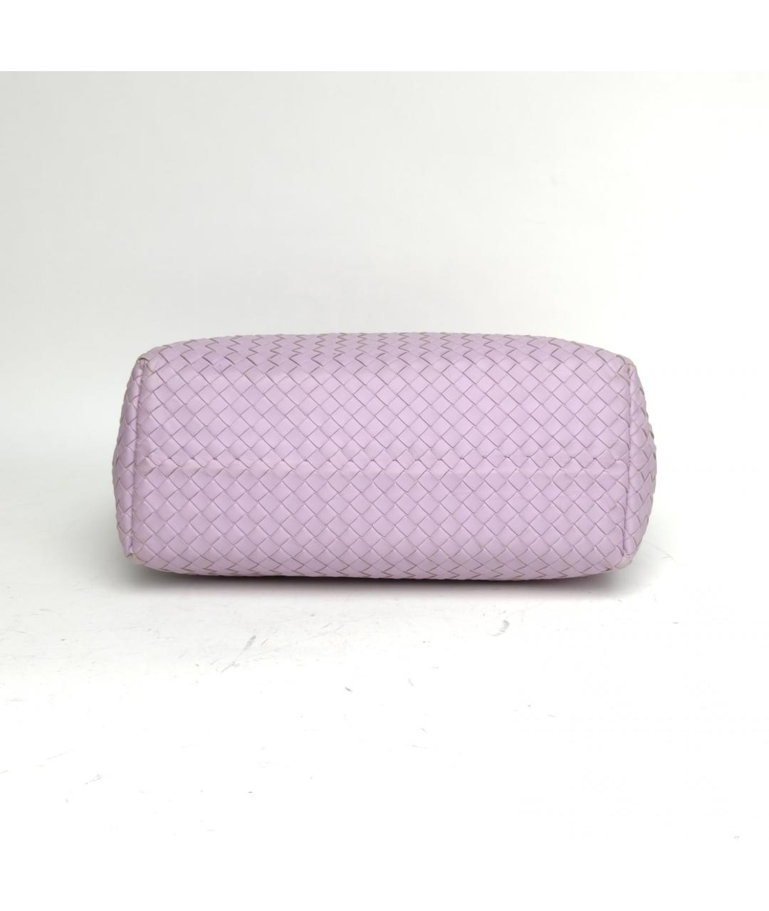 BOTTEGA VENETA Фиолетовая кожаная сумка через плечо, фото 6