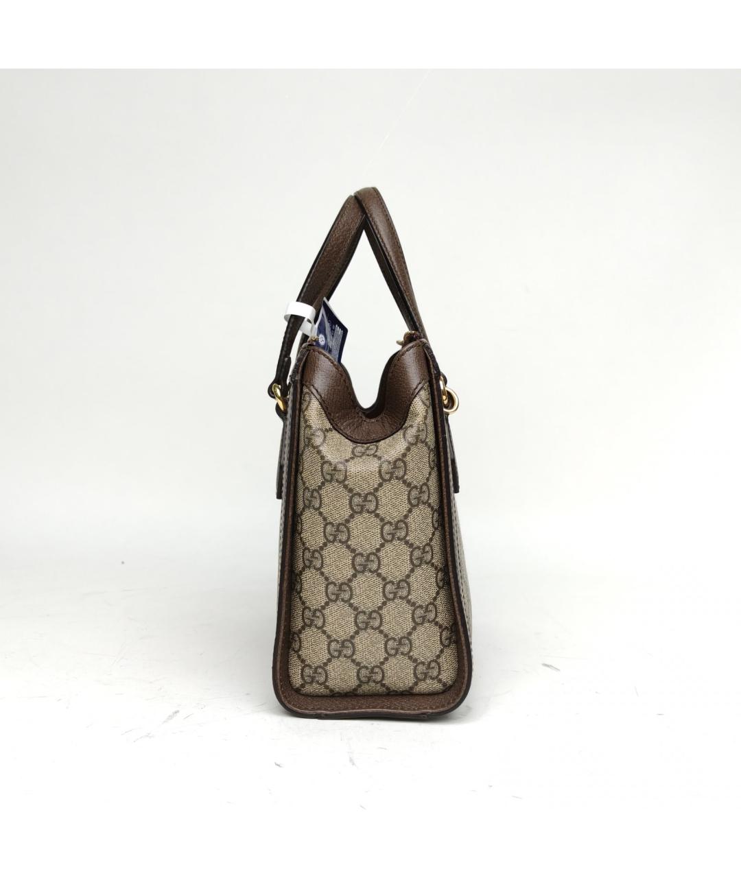 GUCCI Коричневая сумка через плечо, фото 4