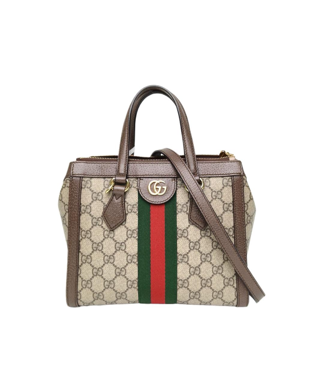 GUCCI Коричневая сумка через плечо, фото 1