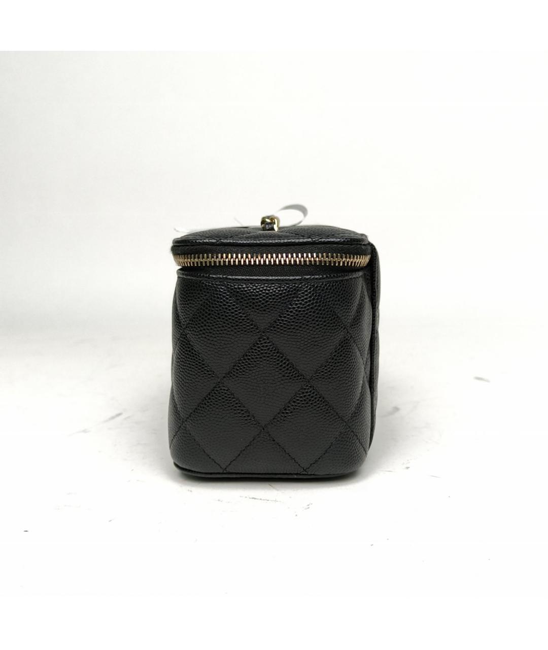 CHANEL Черная кожаная сумка через плечо, фото 3