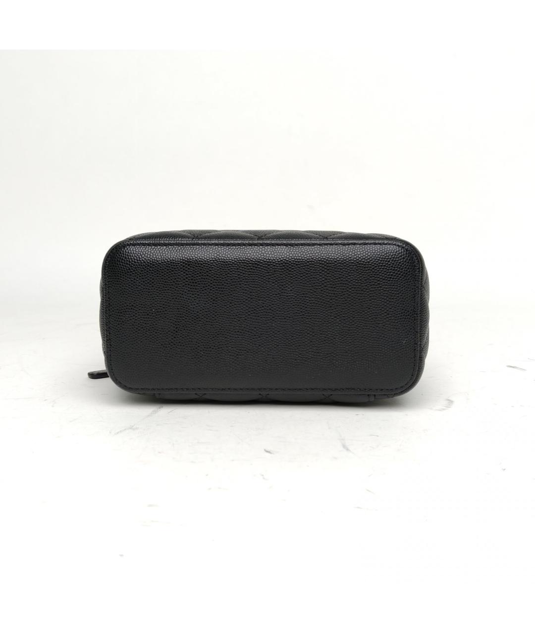 CHANEL Черная кожаная сумка через плечо, фото 7