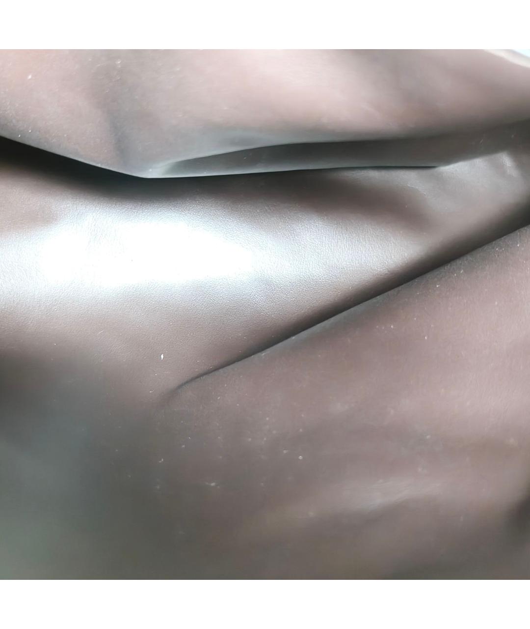 BOTTEGA VENETA Коричневая кожаная сумка через плечо, фото 7