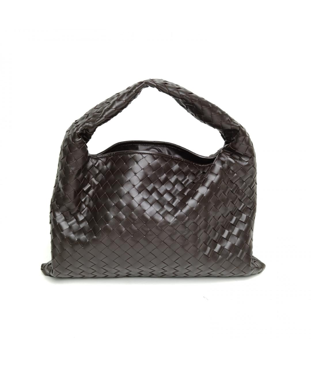 BOTTEGA VENETA Коричневая кожаная сумка через плечо, фото 2