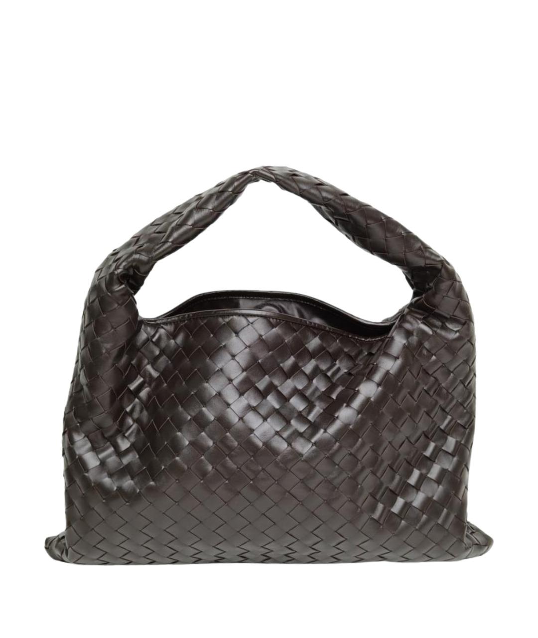 BOTTEGA VENETA Коричневая кожаная сумка через плечо, фото 1