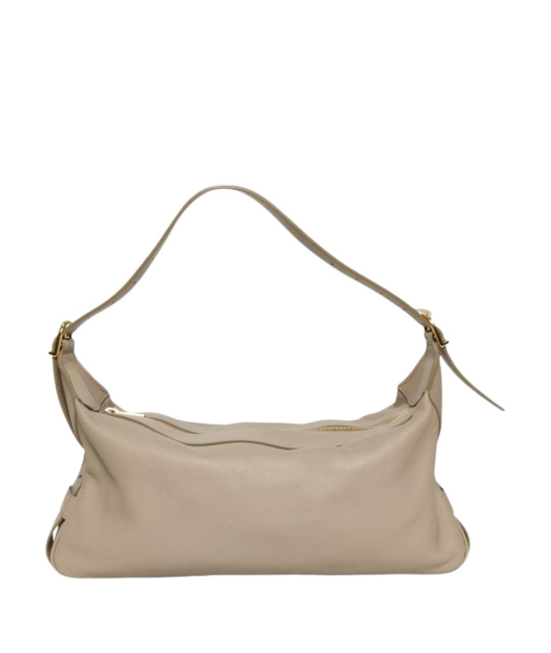 CELINE Серая кожаная сумка через плечо, фото 1