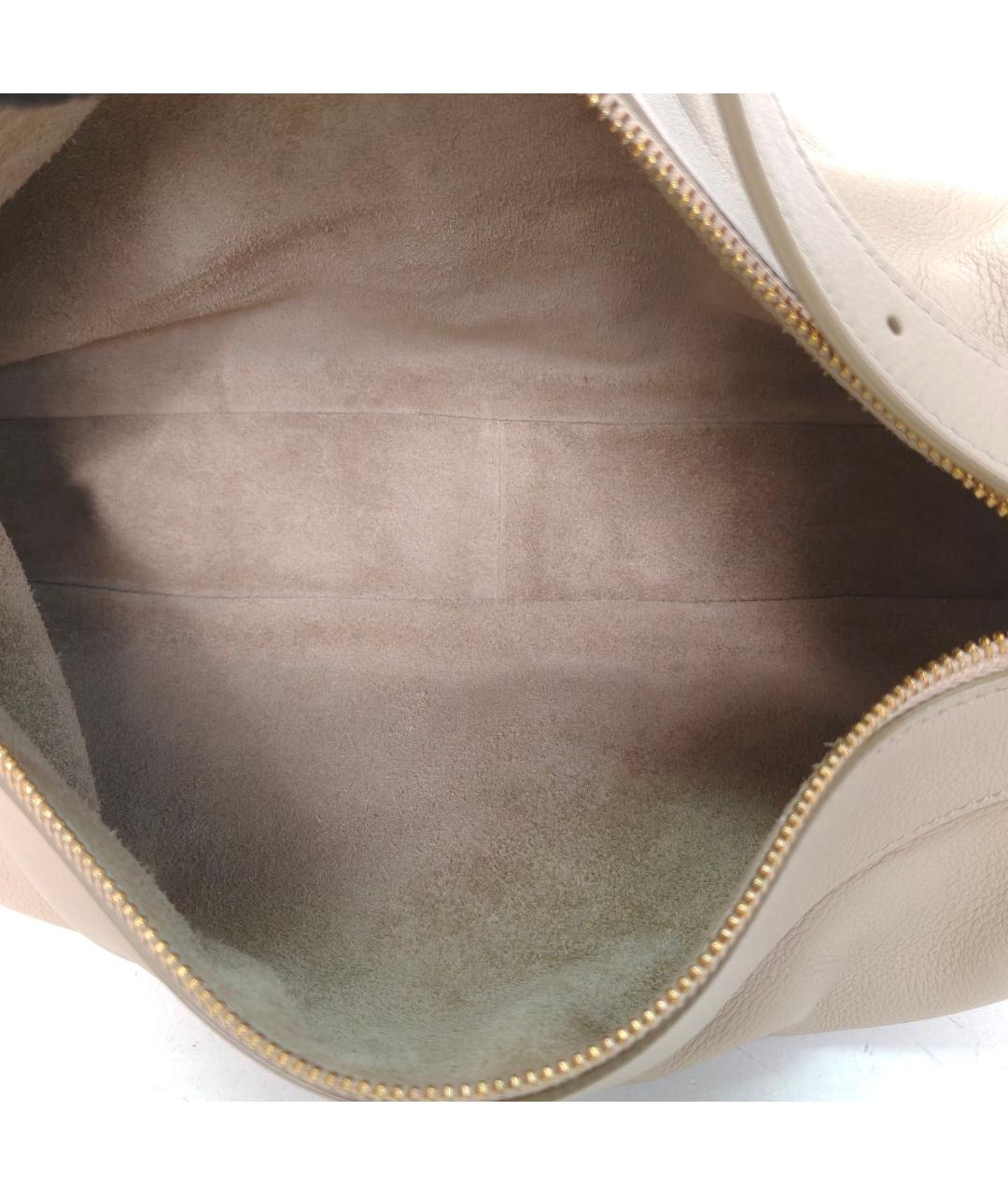 CELINE Серая кожаная сумка через плечо, фото 6