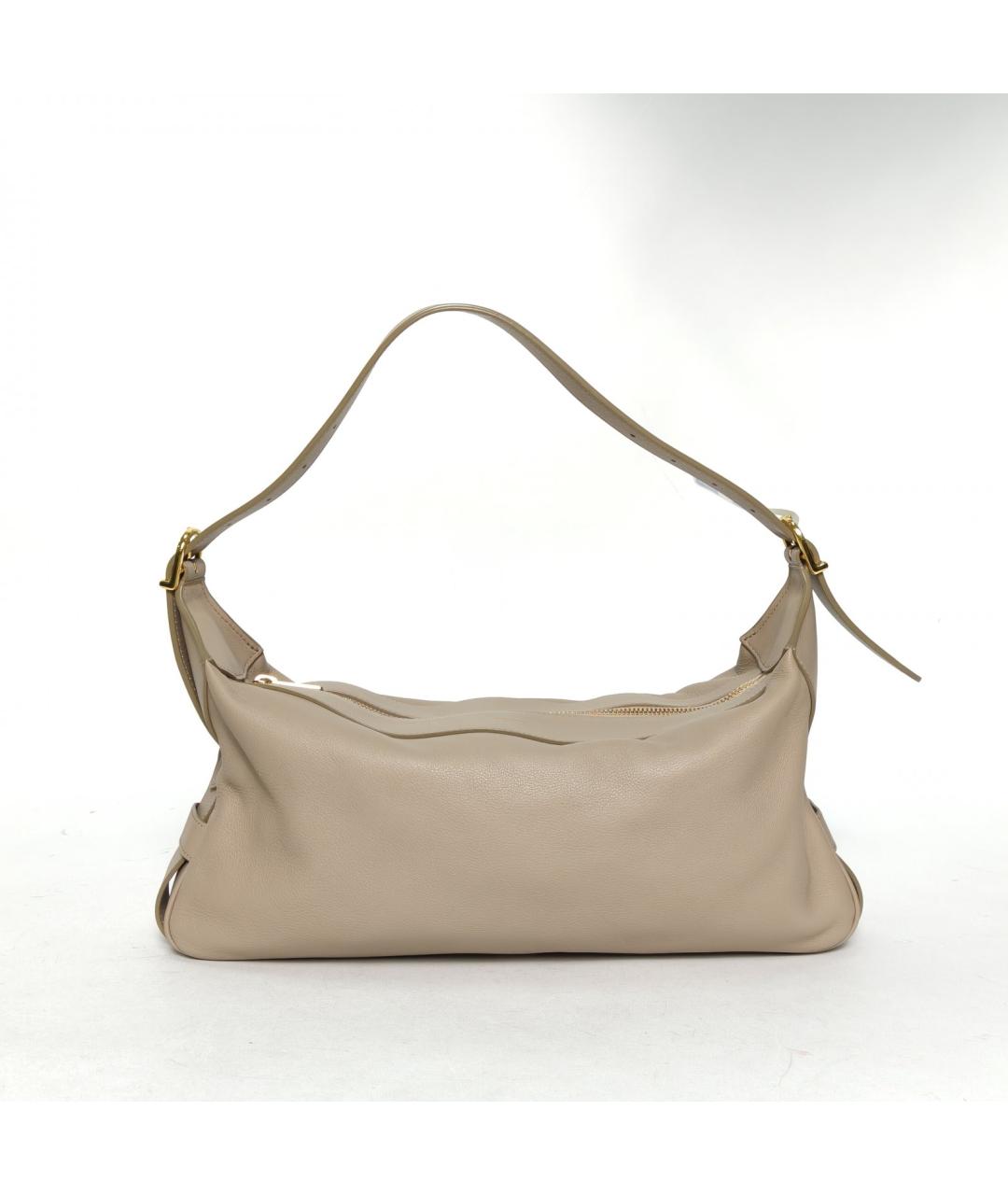 CELINE Серая кожаная сумка через плечо, фото 2