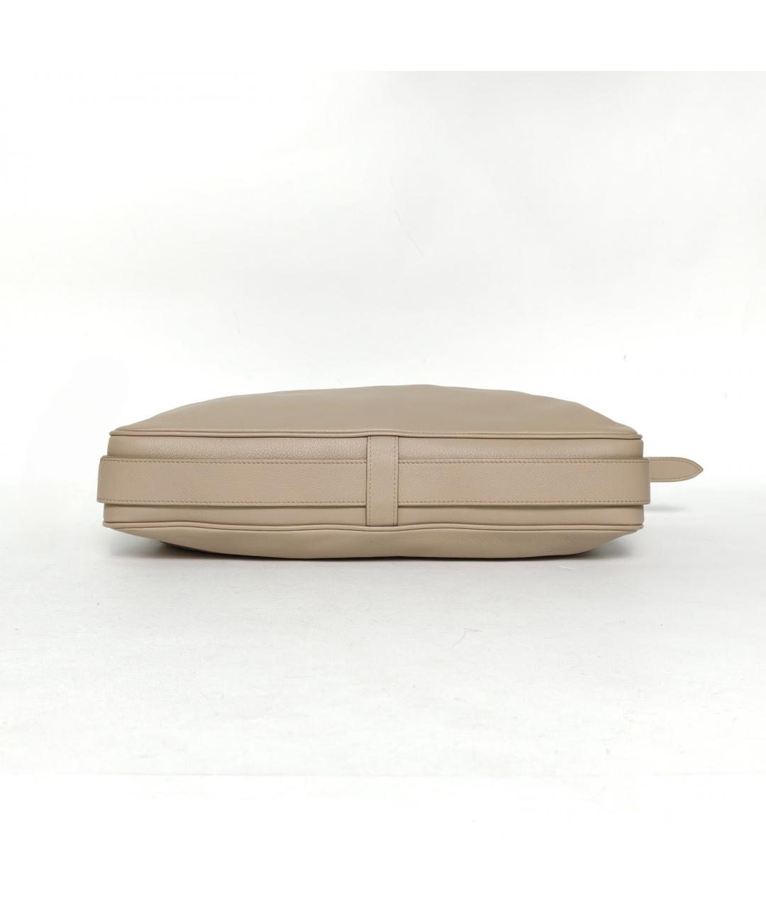 CELINE Серая кожаная сумка через плечо, фото 5