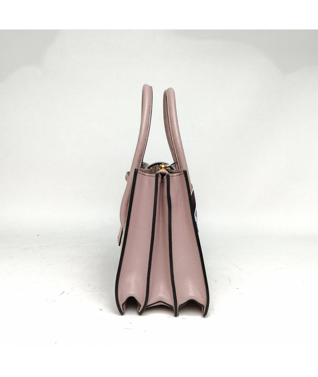 MIU MIU Розовая кожаная сумка через плечо, фото 7