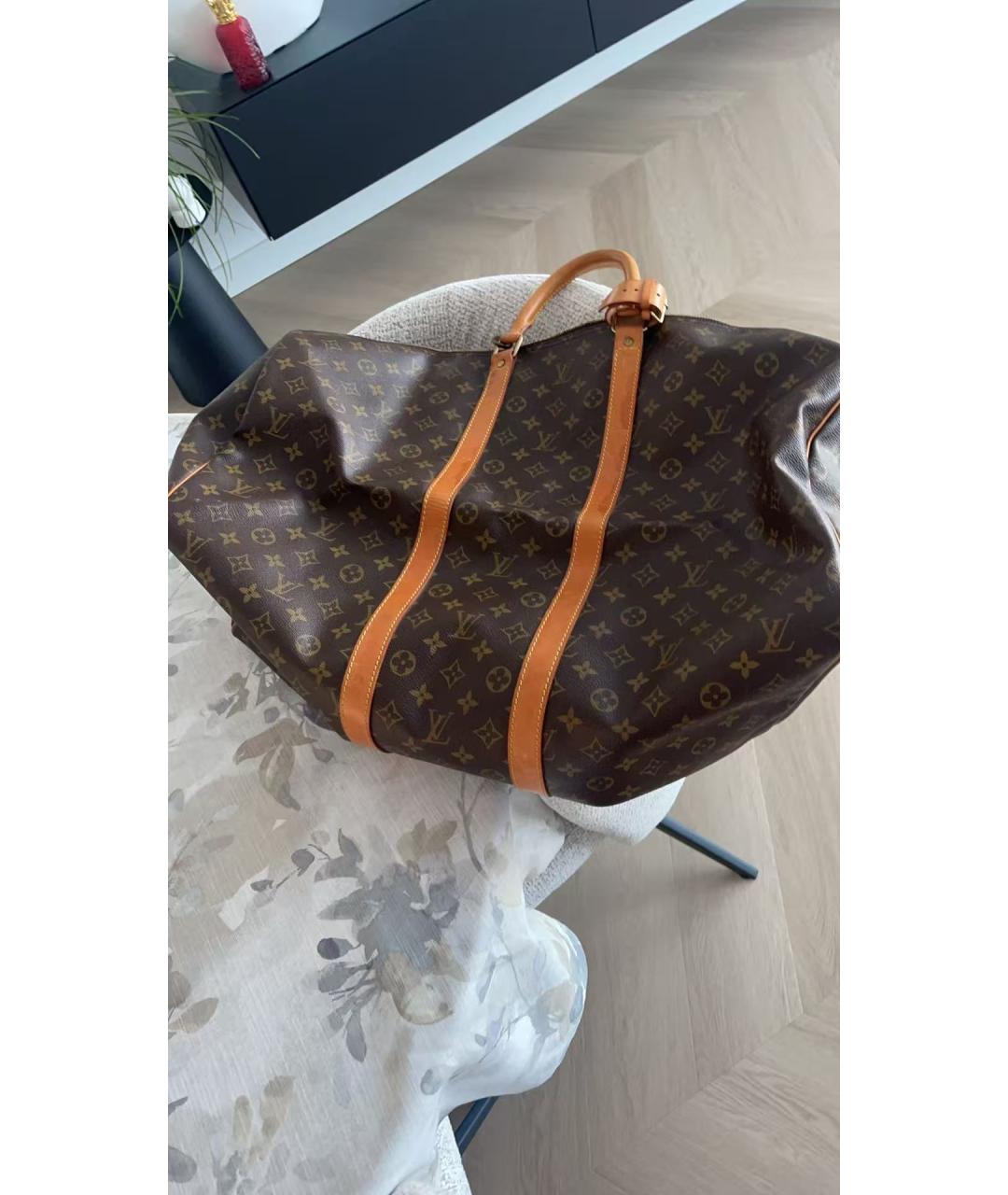 LOUIS VUITTON Коричневая сумка через плечо, фото 7