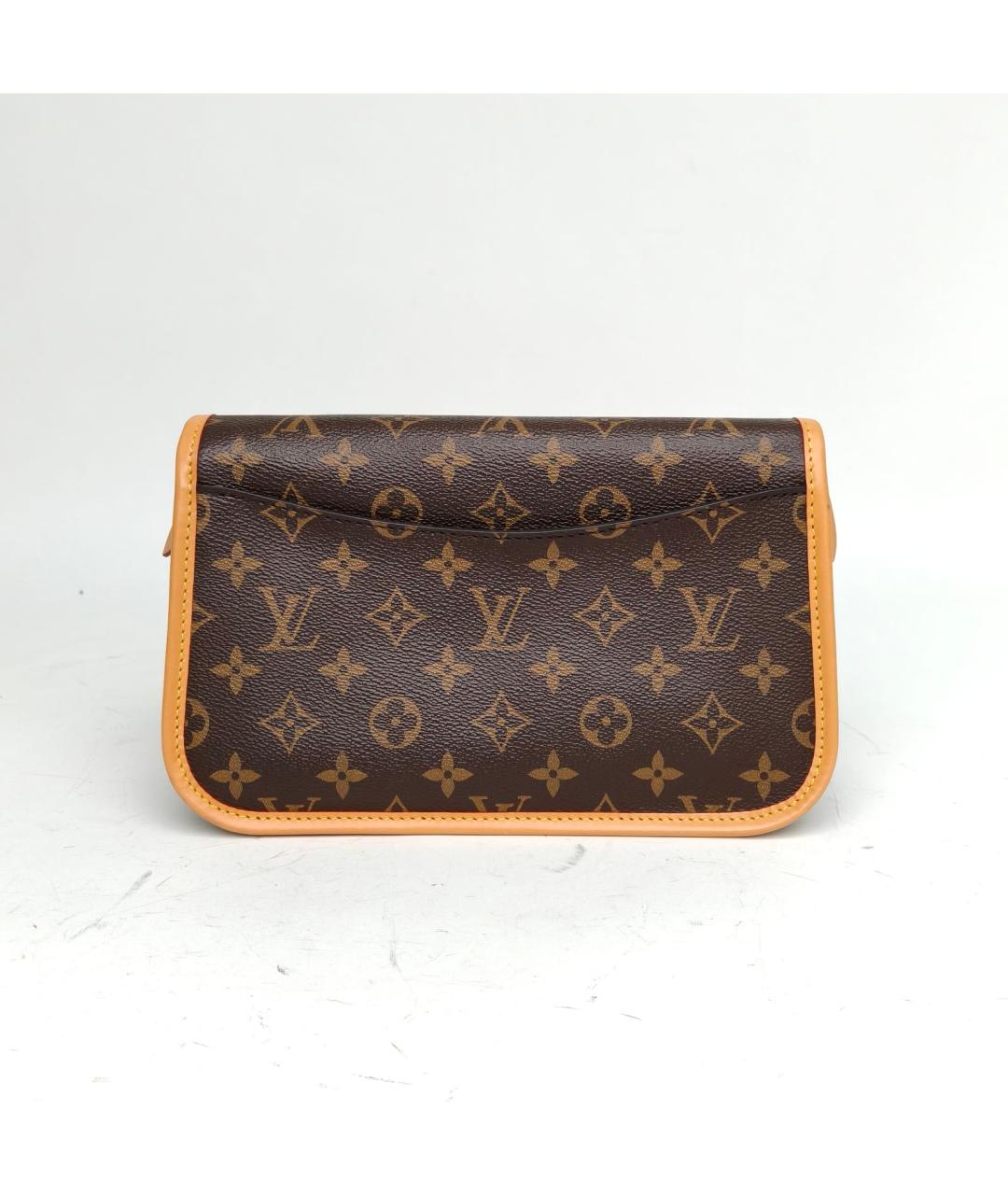 LOUIS VUITTON Коричневая сумка через плечо, фото 4