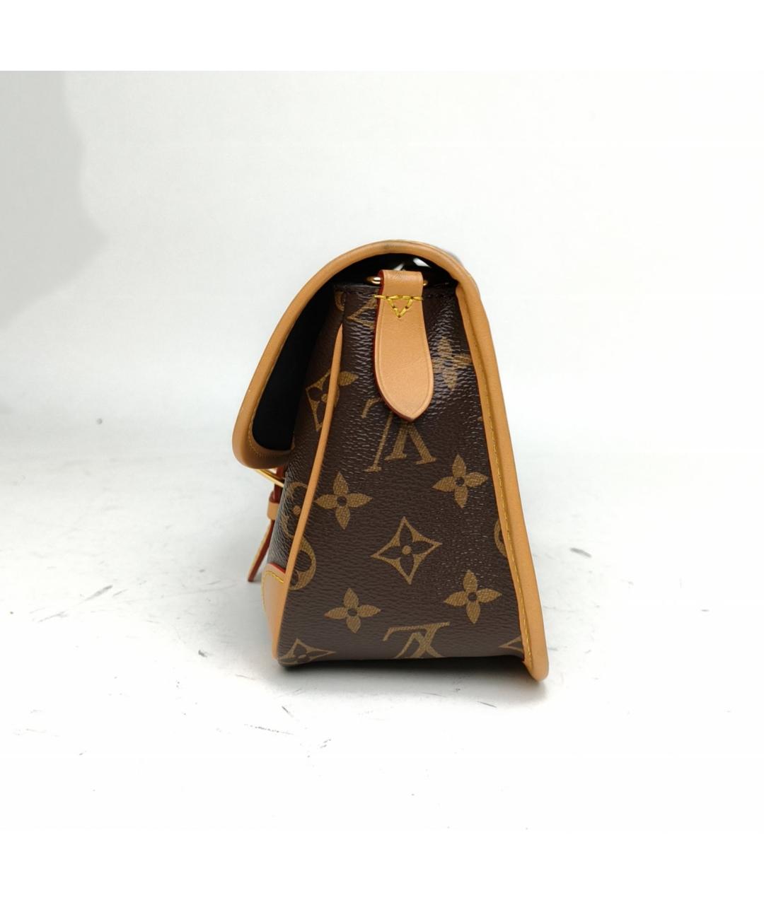 LOUIS VUITTON Коричневая сумка через плечо, фото 3