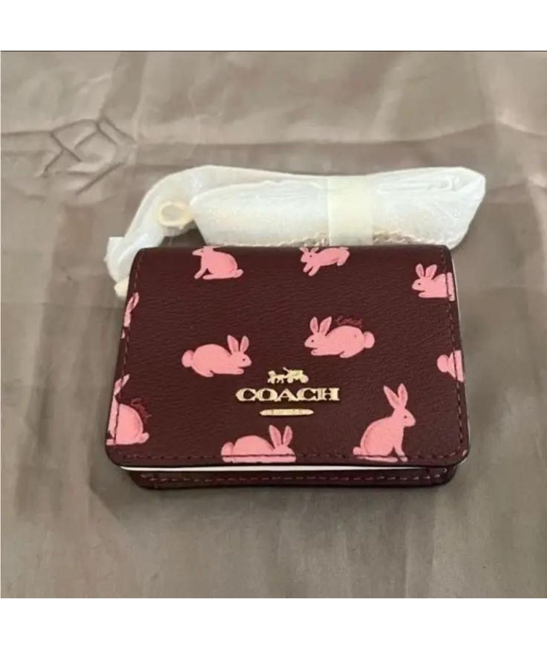 COACH Бордовая сумка через плечо, фото 3