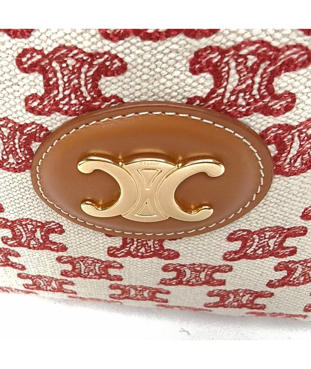 CELINE Коричневая сумка через плечо, фото 6