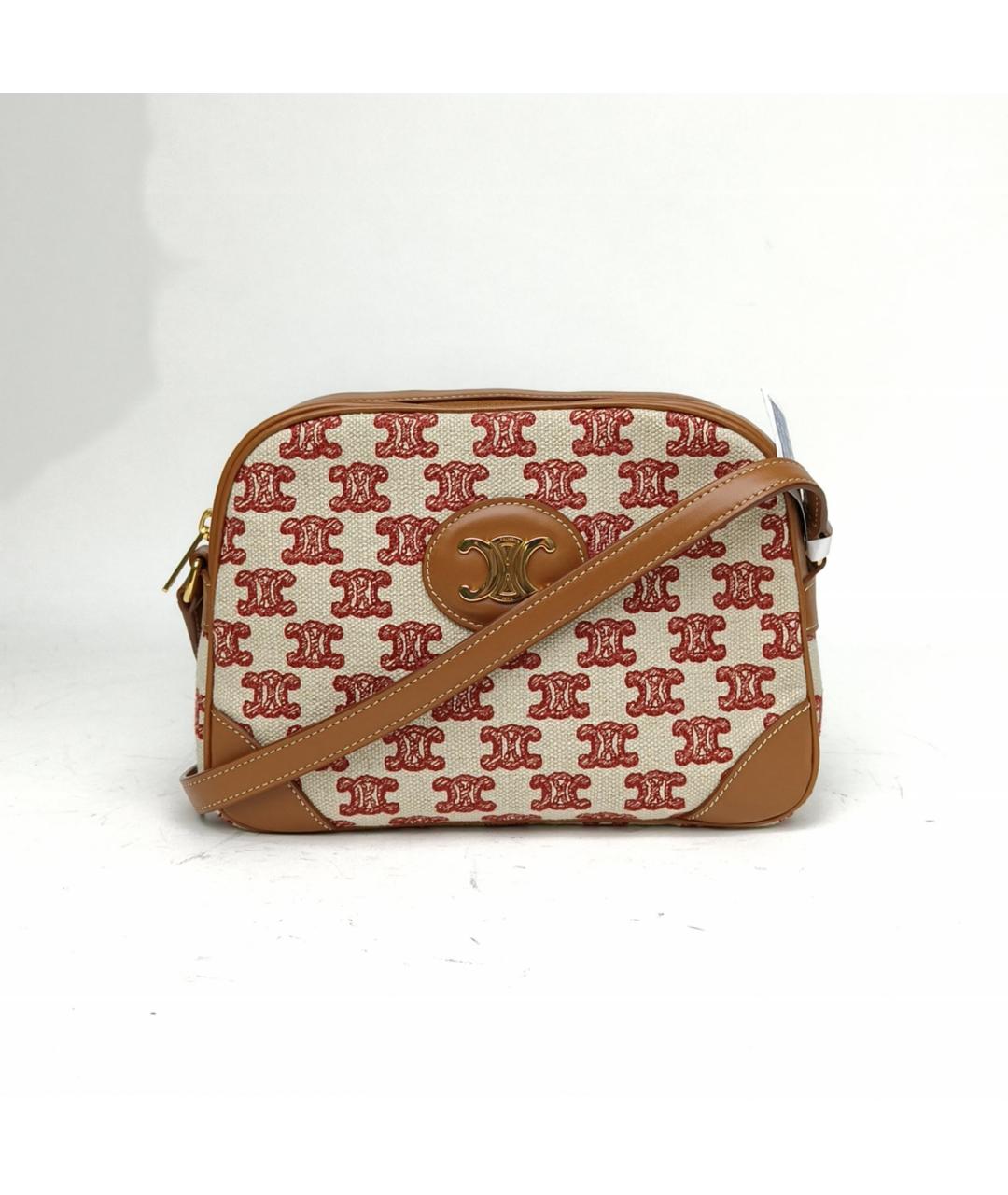 CELINE Коричневая сумка через плечо, фото 2