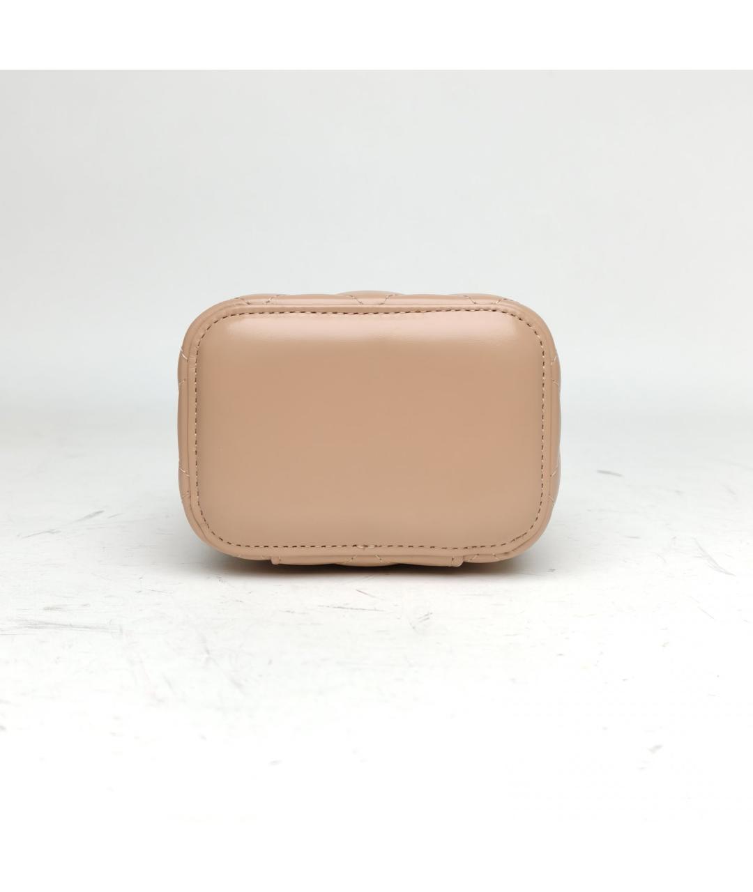 CHANEL Розовая кожаная сумка через плечо, фото 6