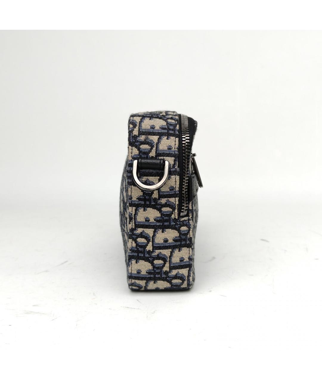 CHRISTIAN DIOR Синяя сумка через плечо, фото 5