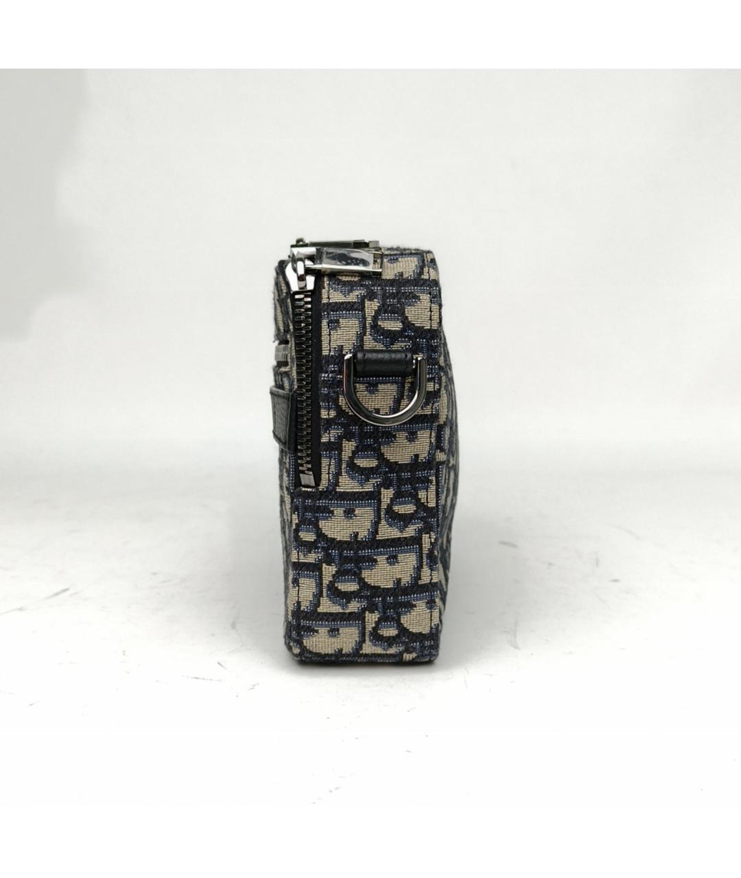 CHRISTIAN DIOR Синяя сумка через плечо, фото 3