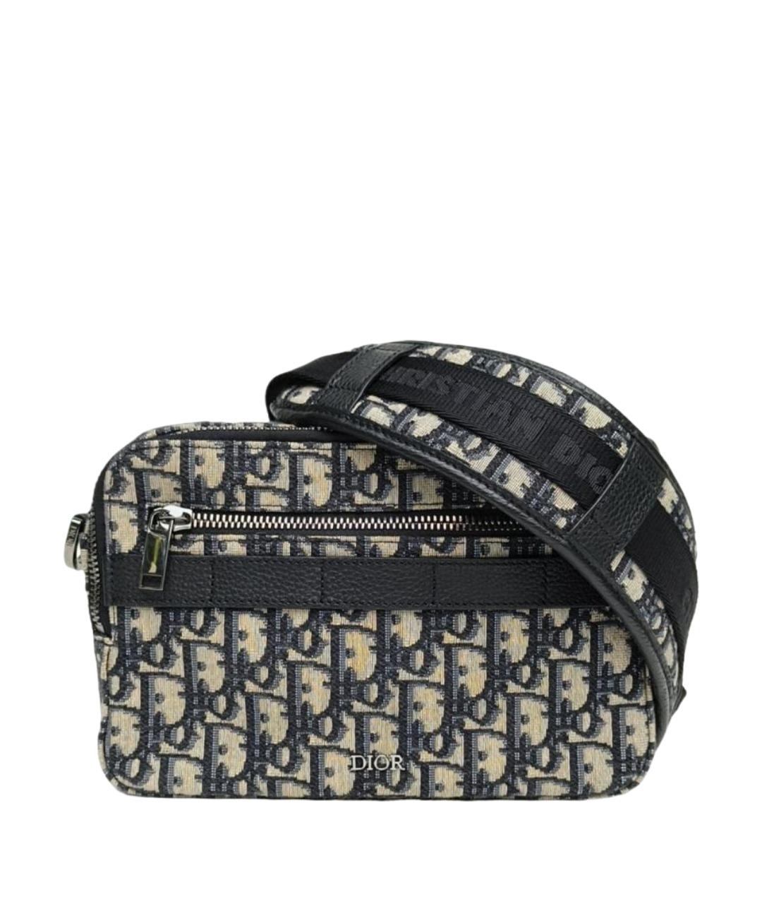 CHRISTIAN DIOR Синяя сумка через плечо, фото 1