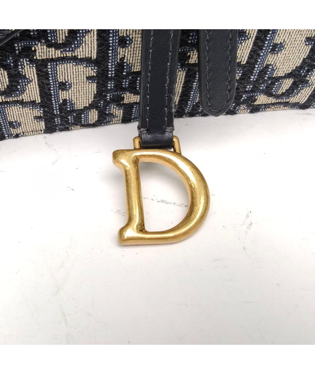 CHRISTIAN DIOR Синяя сумка через плечо, фото 7