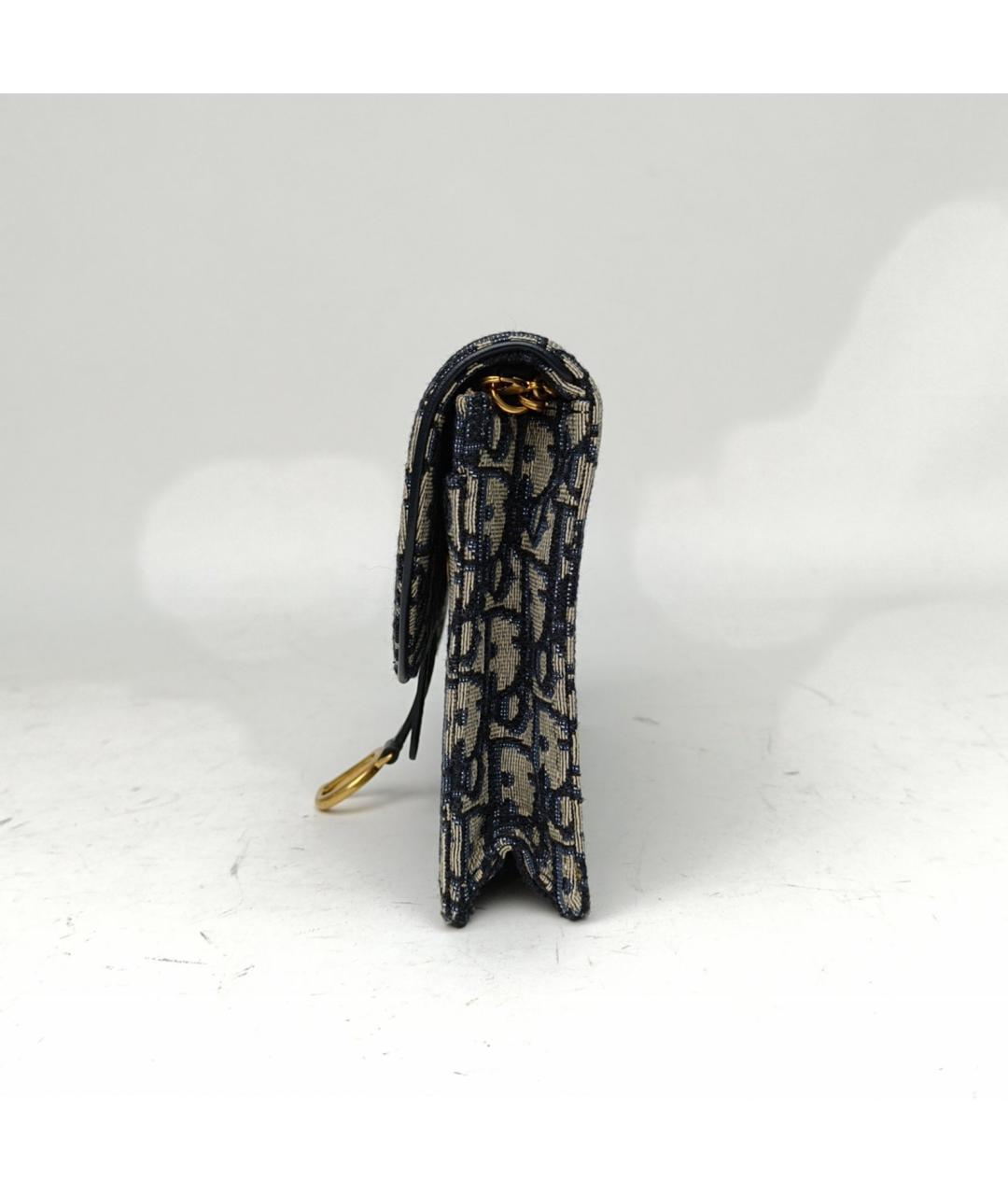 CHRISTIAN DIOR Синяя сумка через плечо, фото 3