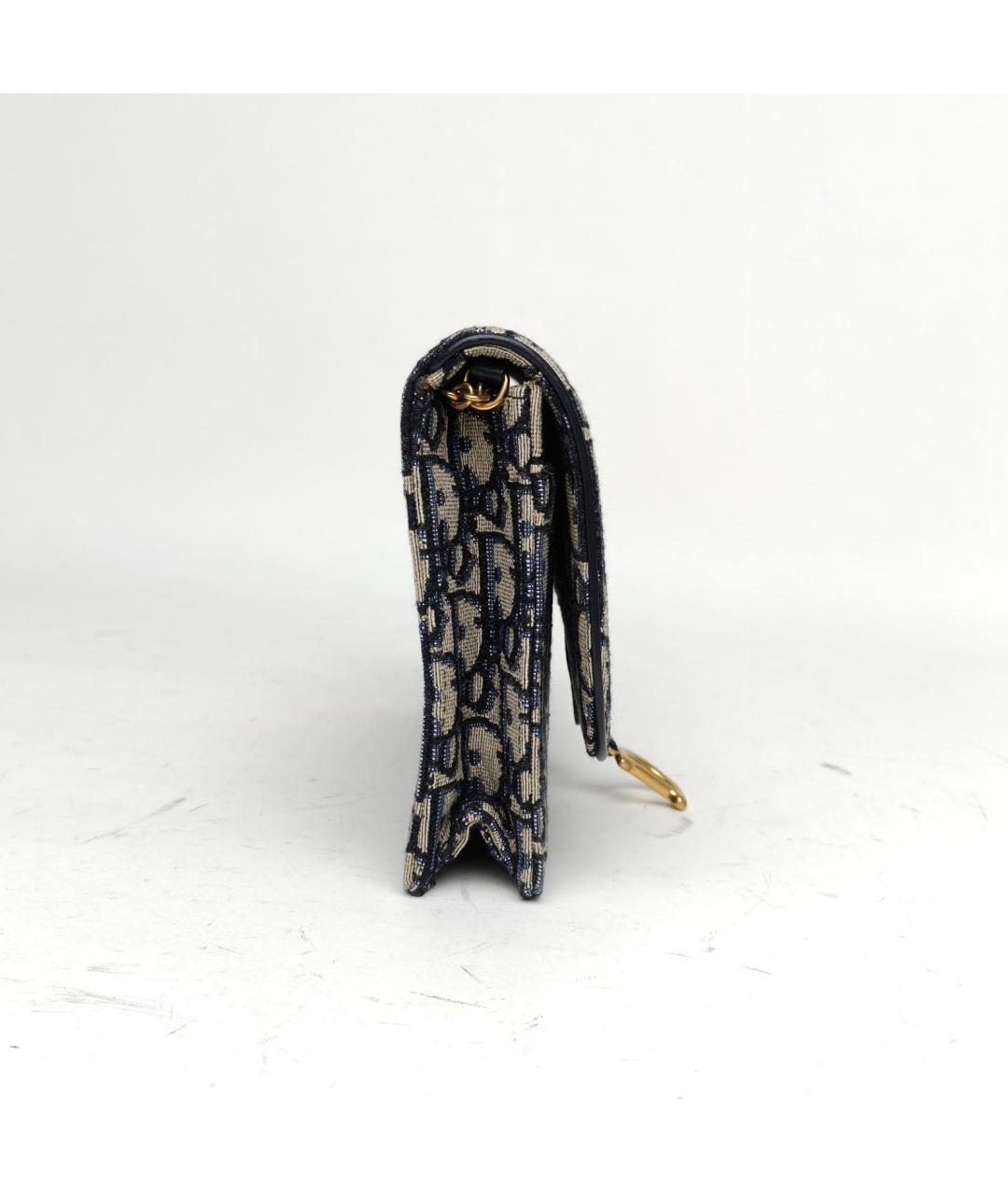 CHRISTIAN DIOR Синяя сумка через плечо, фото 5