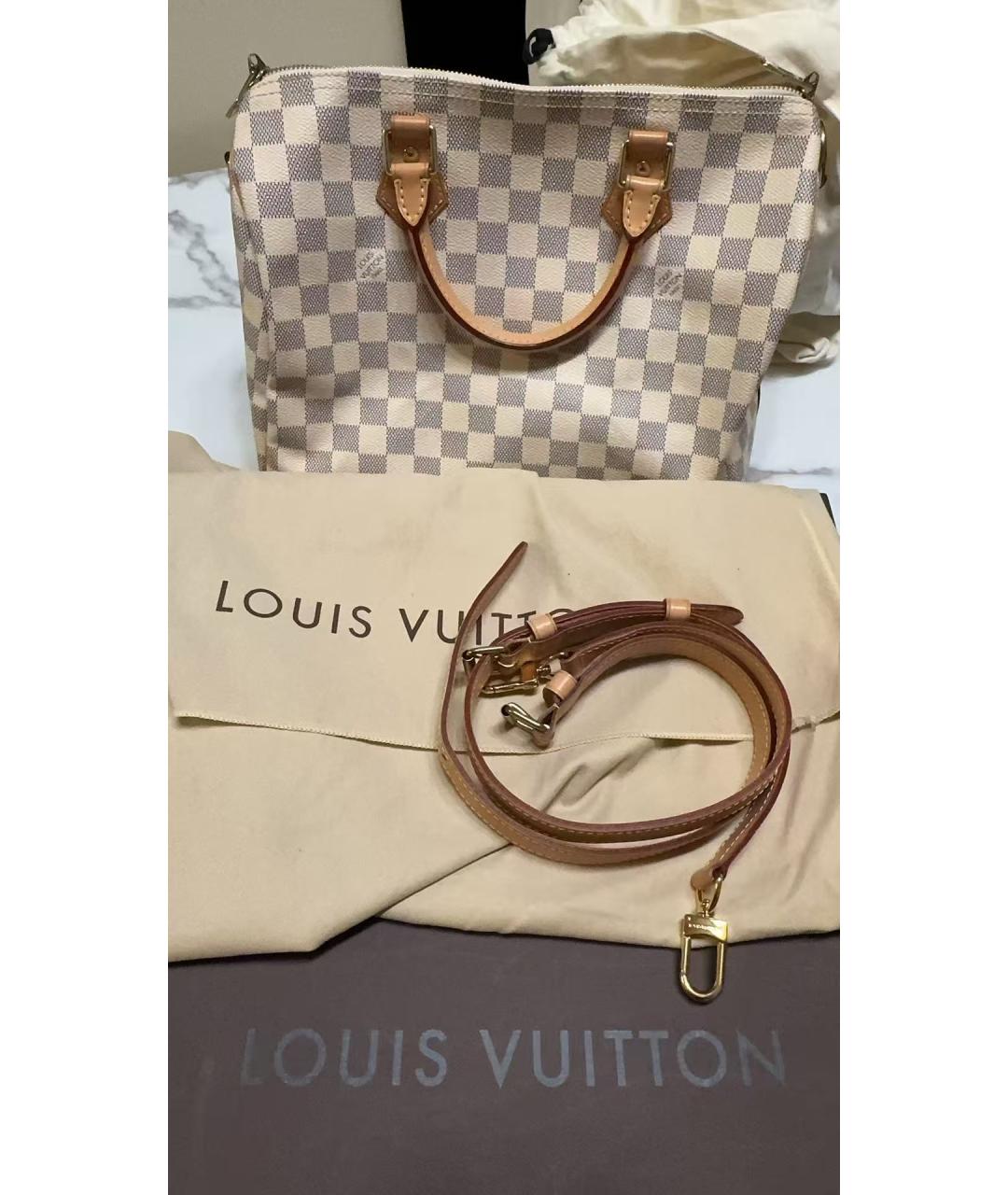 LOUIS VUITTON Бежевая сумка через плечо, фото 8