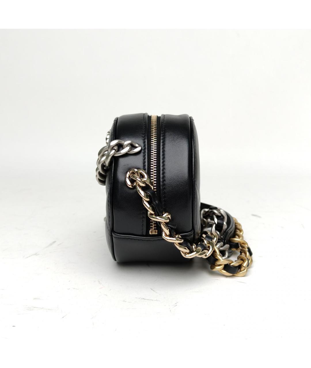 CHANEL Черная кожаная сумка через плечо, фото 3