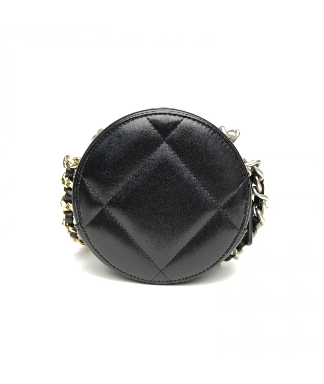 CHANEL Черная кожаная сумка через плечо, фото 4