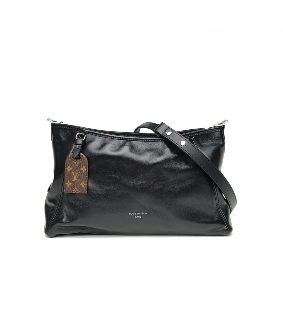 LOUIS VUITTON Черная кожаная сумка через плечо, фото 2