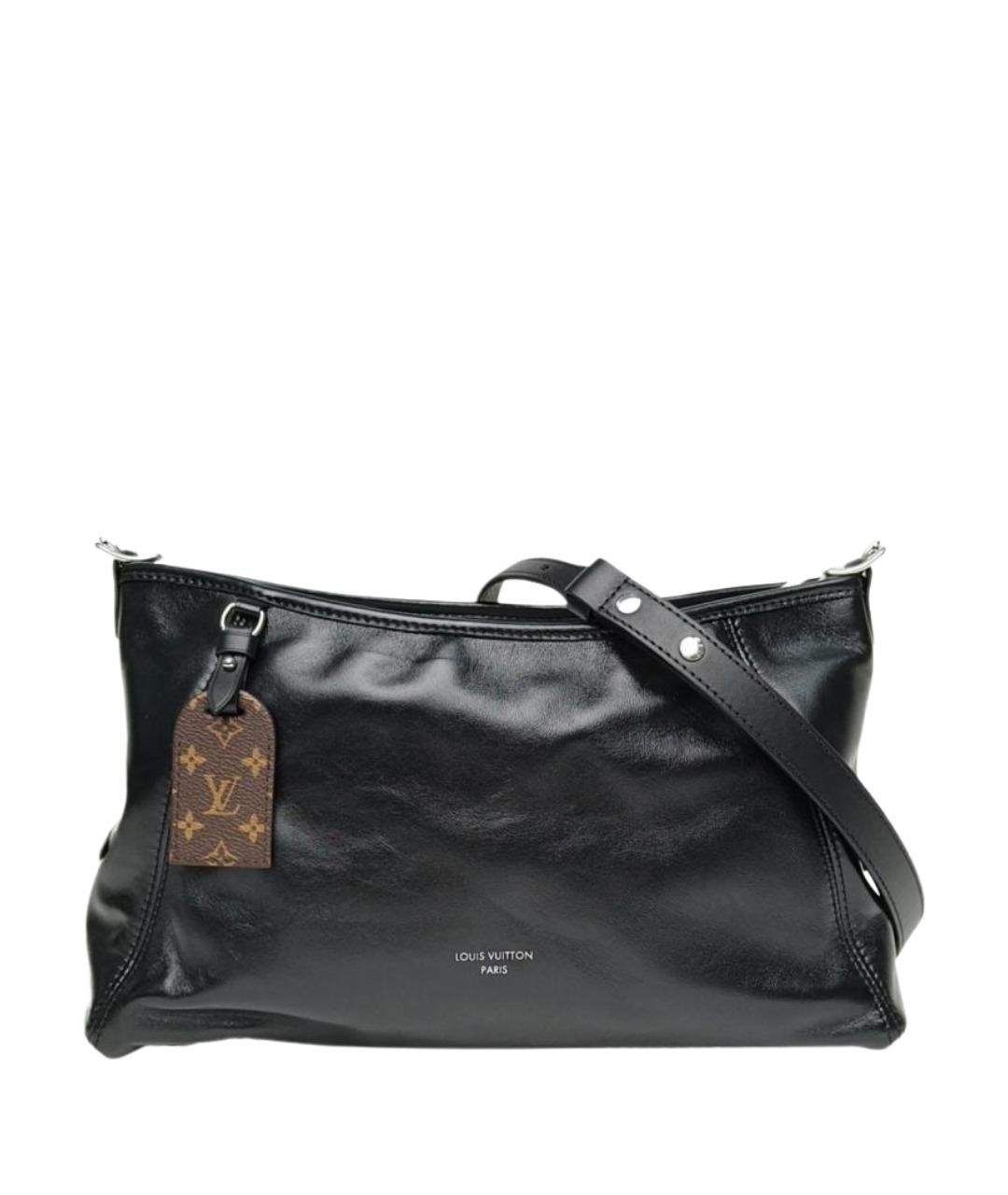 LOUIS VUITTON Черная кожаная сумка через плечо, фото 1