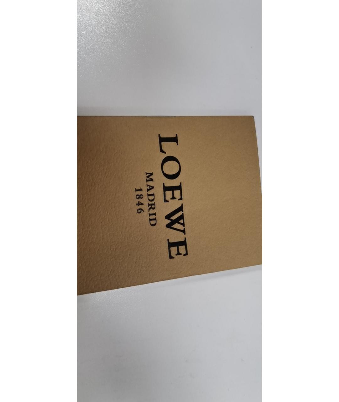 LOEWE Фуксия кожаная сумка с короткими ручками, фото 9