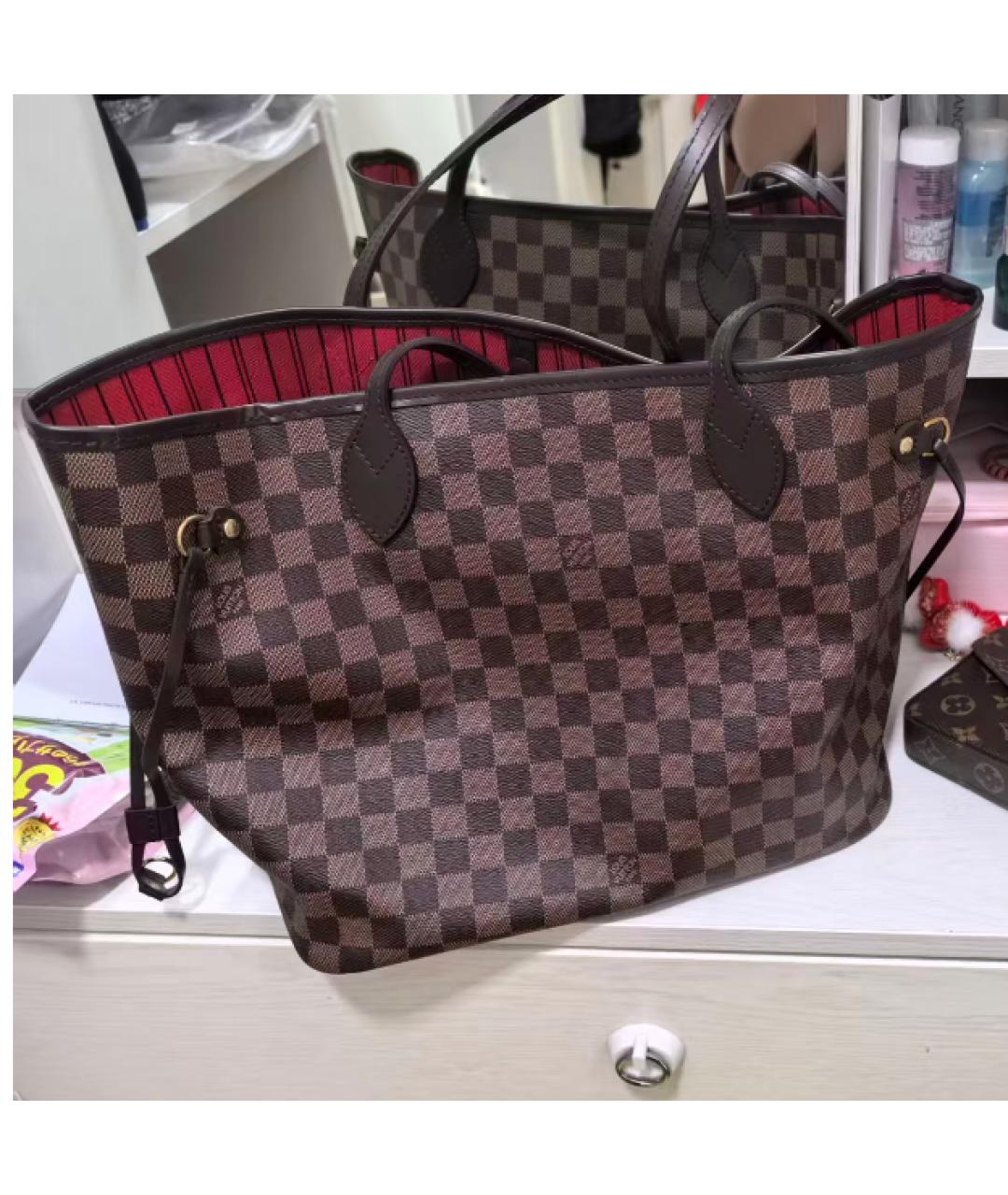 LOUIS VUITTON Коричневая сумка через плечо, фото 6