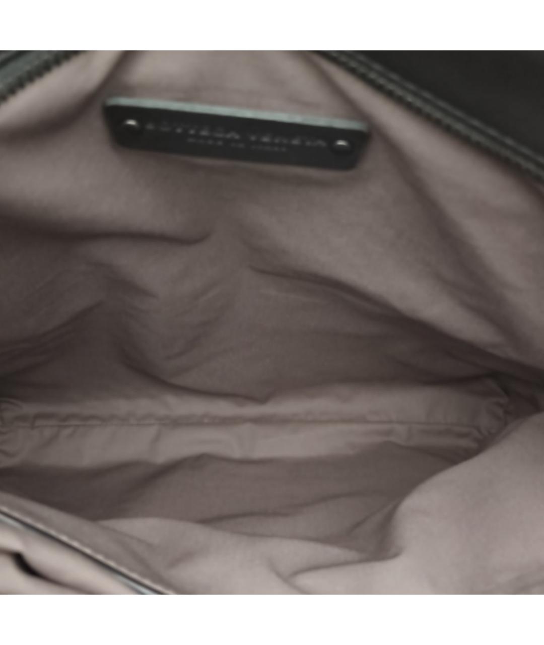 BOTTEGA VENETA Серая кожаная сумка через плечо, фото 7