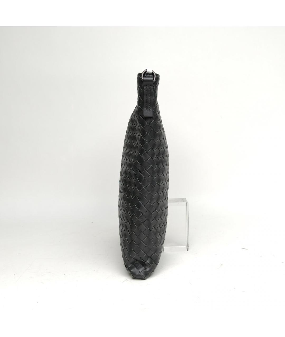 BOTTEGA VENETA Серая кожаная сумка через плечо, фото 5