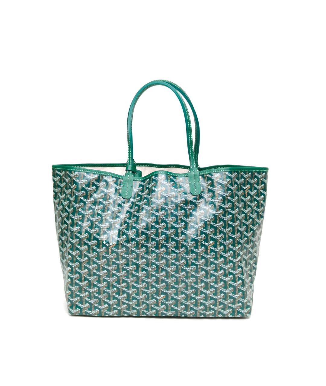 GOYARD Зеленая сумка тоут, фото 5