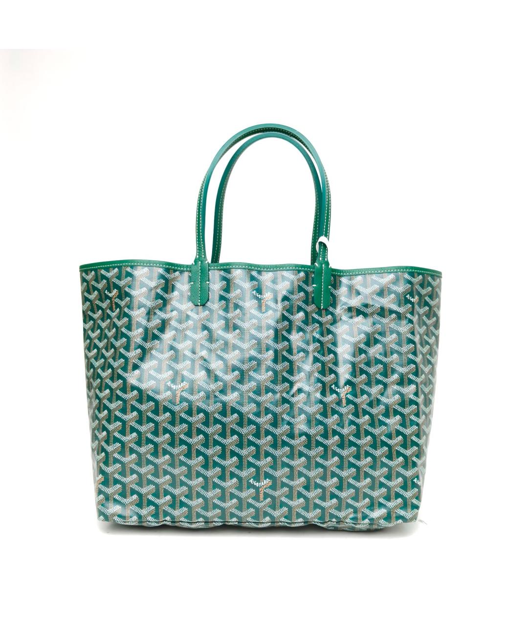 GOYARD Зеленая сумка тоут, фото 2
