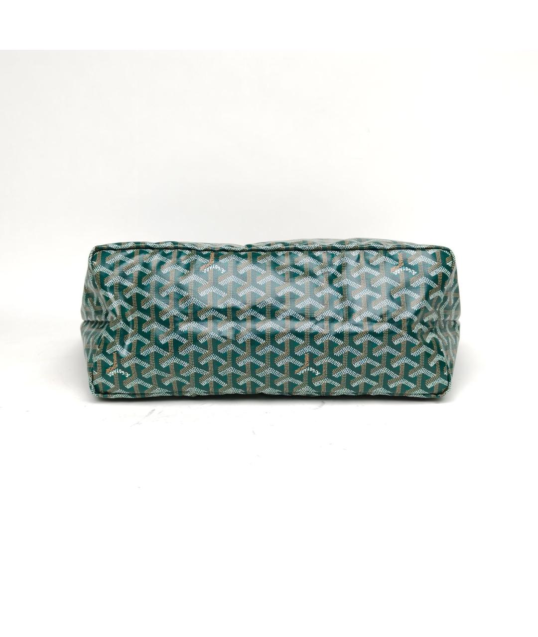 GOYARD Зеленая сумка тоут, фото 7