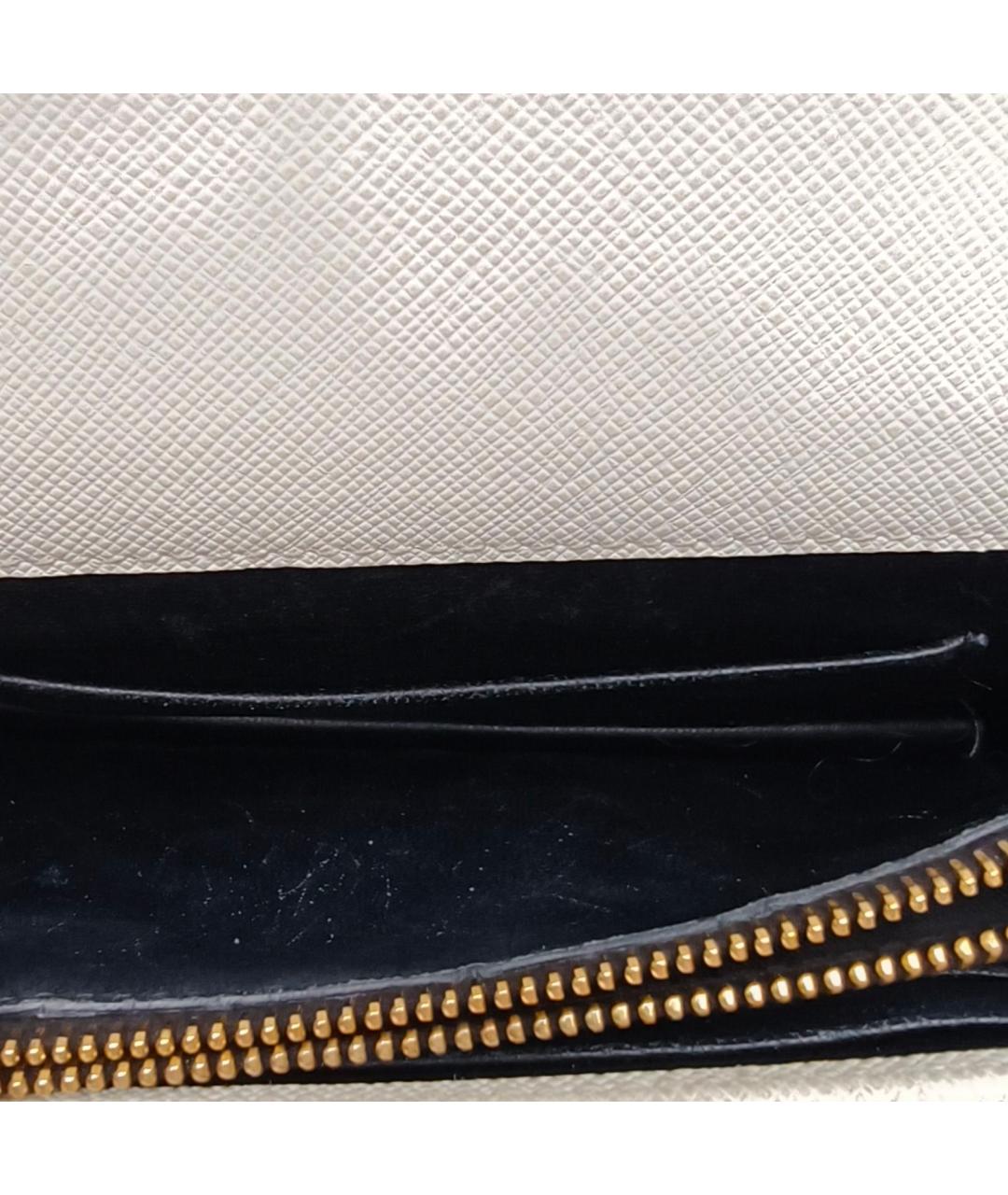 PRADA Белая кожаная сумка через плечо, фото 7