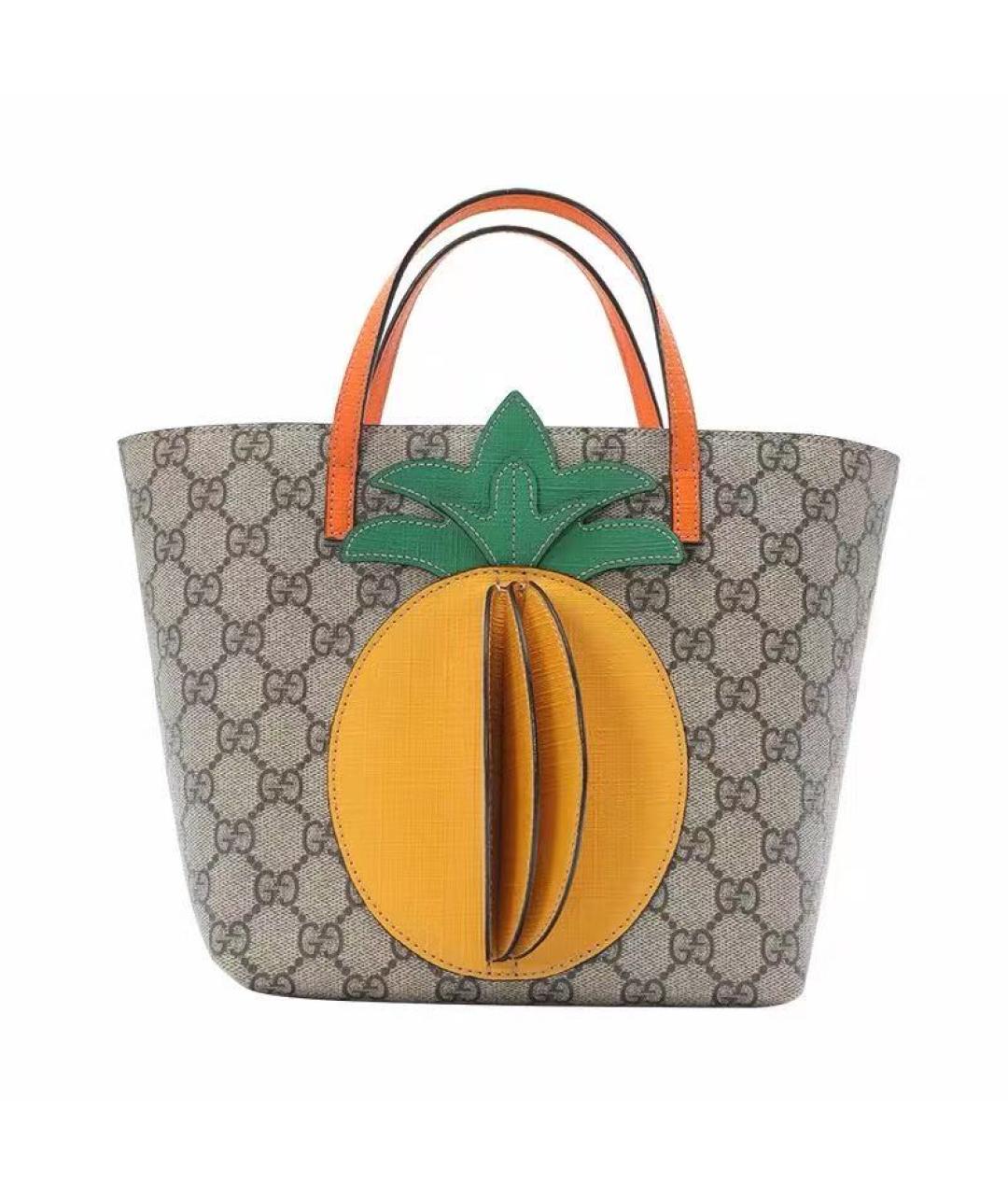 GUCCI Бежевая сумка с короткими ручками, фото 8