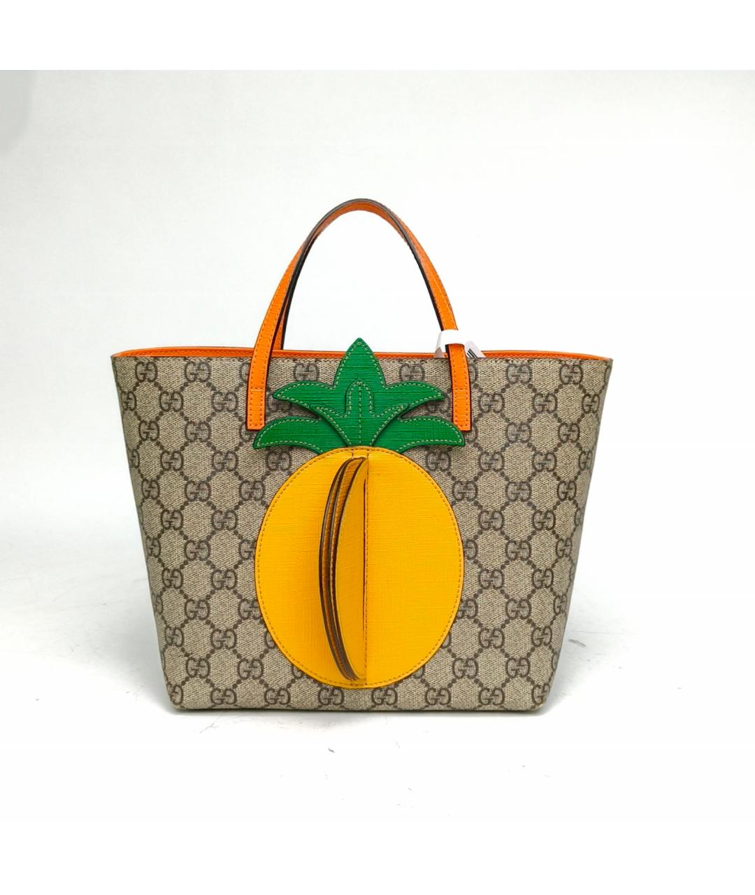 GUCCI Бежевая сумка с короткими ручками, фото 2